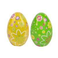 Boîte en métal pour bonbons au chocolat NICE-CAN, emballage alimentaire, impression florale personnalisée, boîte en métal pour œufs de Pâques