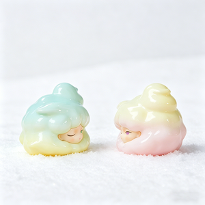 Set de Figuritas Chibi de Nubes Durmientes, Mini Juguete Artístico Kawaii, Muñeca Coleccionable de Moda, Decoración Estética para Escritorio y Habitación, Regalo - Product Image 4