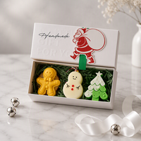 SICENCE – Coffret cadeau de bougies parfumées écologiques en cire de soja et paraffine, fabriquées à la machine, pour la maison et les fêtes du Nouvel An