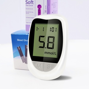 Medidor de Glucosa en Sangre Digital Portátil, Tiras Reactivas, Monitor de Azúcar en Sangre, Cuidado de la Salud para Diabéticos, Medidor Digital de Azúcar en Sangre - Product Image 1