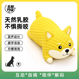 Juguete masticable de látex para perros, tallas S y M, duradero, con sonido, para cachorros, Corgis y perros grandes - Product Image 5