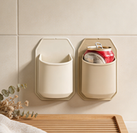 Support mural en silicone pour canettes, porte-gobelets, porte-bouteilles, pour salle de bain, étanche