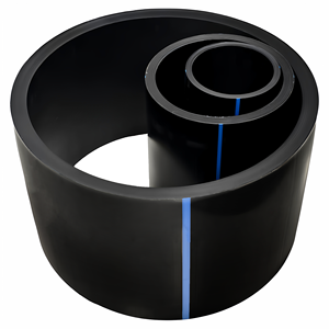 대구경 125-1600mm HDPE 플라스틱 파이프 PN16 Dn20-110mm 고압 PE100 배수용 폴리에틸렌 파이프 - Product Image 4