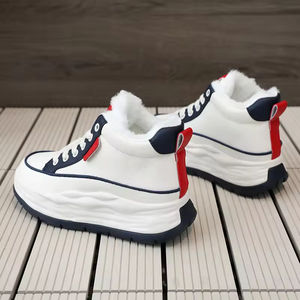 Botas de Invierno 2026 para Mujer, Impermeables, de Algodón, con Borlas, con Cordones, Forradas de Terciopelo, Cálidas, con Combinación de Colores, Deportivas, para Estudiantes - Product Image 5