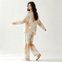 Ensemble de pyjamas élégants pour femmes, en coton, imprimé floral, ensemble de pyjamas pour femmes, fabricant OEM pour femmes