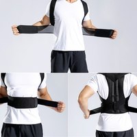 Ceinture Renforcée Colonne Lombaire Posture Correcteur Gilet Réglable Dos Soutien Sangle Épaule Colonne Lombaire Attelle Cou Civière Formateur