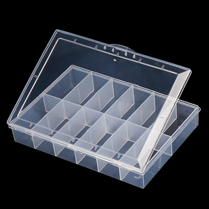 Transparent <b>Empty</b> Nail Art Storage <b>Box</b> Accessories Decoration Display Salon Manicure Organizer Jewelry Container Holder Tool - Product Image 2