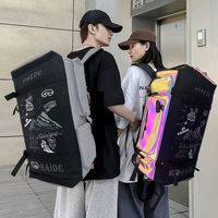 Sac à dos de ski grande capacité avec compartiment séparé pour bottes et séparation humide/sec pour équipement de ski