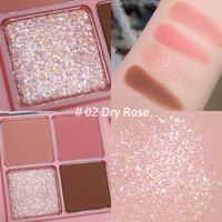 Palette de fards à paupières DIY haute pigmentation à marque privée – Couleurs nude mates et scintillantes pour maquillage des yeux