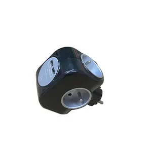 Vente chaude Noir Style Moderne Salon Meubles De Voyage Sectionnel Coin Prise USB Canapé Chargeur Pratique Adaptateur Prise