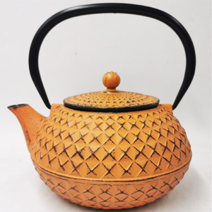 Théière en <span class=keywords><strong>fonte</strong></span> vintage bleu or, prix d'usine exquis, théière à eau bouillante - Product Image 4