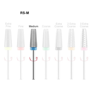 5 en 1 forets à ongles coniques en carbure de sécurité 3/32 "fraise à tige pour <span class=keywords><strong>manucure</strong></span> enlever le Gel Double utilisation à la <span class=keywords><strong>main</strong></span> - Product Image 6