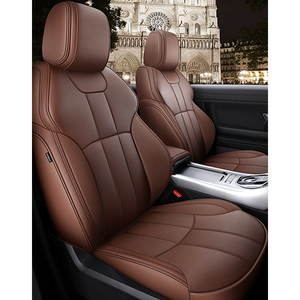 Xiangta luxe étanche personnalisé en cuir Nappa housse de siège de voiture ensemble noir pour Range Rover Sport Velar Discovery <span class=keywords><strong>Evoque</strong></span> - Product Image 6
