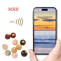 Bracelet en perles de cristal NFC avec puce NFC 13,56 MHz, paiement sans contact personnalisé, bracelet RFID perlé