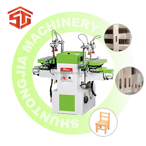 Machine à mortaiser automatique double extrémité MS-3112 avec moteur 3KW, longueur de mortaise 150mm pour cadres en bois et joints à tenons - Product Image 2