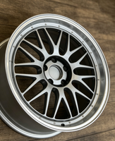 RUNLUN15/16/17/18/19 Nuevas Llantas de Aleación de Aluminio Plateadas Universales de Múltiples Radios para Automóvil, Garantía de 3 Años, Incluye Pernos