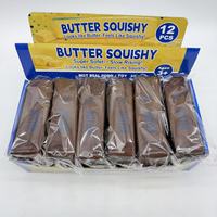 Juguete antiestrés de PU con aroma a chocolate, de rebote lento, para aliviar el estrés, Kawaii, para escritorio, recuerdos de fiesta, juguete para mascotas, venta al por mayor a granel