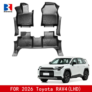 wholesale Factory Custom 5D <b>TPE</b> Rubber Eco-friendly Waterproof Anti Slip 5D Car Floor Mats 3 Pieces for Toyota RAV4(LHD) 2026+ - Product Image 3