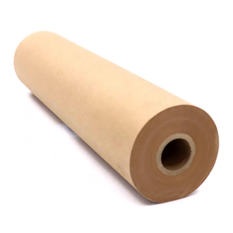 Rollo de papel Kraft marrón para proteger las superficies, pintura de mascarilla Natural