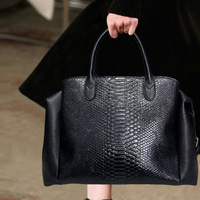 Bolso de Mano para Mujer, Diseño de Cocodrilo, para Documentos Oficiales, Gran Capacidad, Retro, con Múltiples Compartimentos, de Hombro o Cruzado