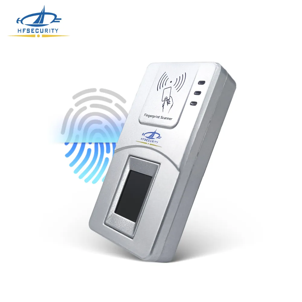 HFsecurity HF7000 patent product FBI certificated Finger + NFC wireless Fingerprint Scanner Reader For Registration