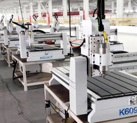 Mini Cnc Router 4Axis 6090 Kleine Hobby Cnc Router Machine Voor Hout K6090T