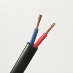 PVC Cable eléctrico 2,5mm x 2mm 2X1.5mm Cable 2x1mm