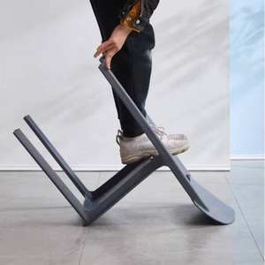 Sillas de Comedor Apilables de Plástico PP Coloridas de Estilo Nórdico Moderno para Cafetería y Restaurante - Product Image 3