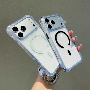<span class=keywords><strong>Coque</strong></span> Magnétique <span class=keywords><strong>Transparente</strong></span> Effet Ondulations d'Eau pour <span class=keywords><strong>iPhone</strong></span> <span class=keywords><strong>11</strong></span> 12 13 14 15 16 17 18 Pro Max, Compatible Charge Sans Fil, Housse Souple en TPU Antichoc - Product Image 1