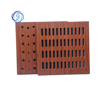 Panneaux acoustiques modernes pour plafond, en MDF perforé, en bois MGO, insonorisants, pour salles de sport, gymnases et auditoriums