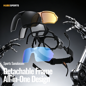 Lunettes <span class=keywords><strong>de</strong></span> sport anti-choc à fort impact avec sangle élastique réglable et branches convertibles pour basketball et football - Product Image 3