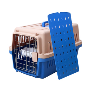 Zunhua Meihua havayolu onaylı çevre dostu mavi plastik köpek hava sandık <span class=keywords><strong>pet</strong></span> taşıyıcılar <span class=keywords><strong>pet</strong></span> malzemeleri - Product Image 1