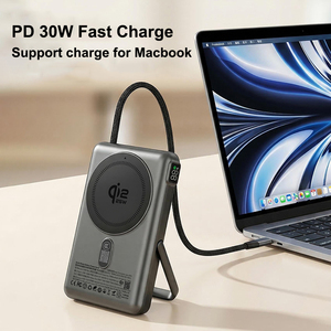 Nouveau modèle 2026 QI2.2 25W Powerbank magnétique sans fil avec écran LED numérique, <span class=keywords><strong>charge</strong></span> USB C, <span class=keywords><strong>induction</strong></span> magnétique, 10000mAh PD25W - Product Image 4
