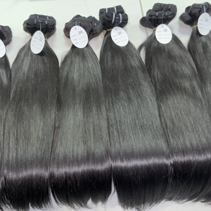 ผู้ค้าส่งผมแท้แบบมัด  สีธรรมชาติ  แบบลอนลึก  ต่อผม  ผมดิบ  แบบมัด  จัดเรียงเกล็ดผม  แบบเย็บสองชั้น - Product Image 5