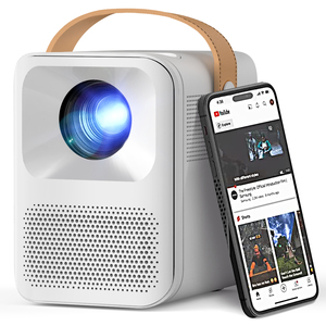 Mini projektör 1080P Full HD Video projektör desteği 4K <span class=keywords><strong>Android</strong></span> 9 Wifi projektör ev sinema dış mekan kullanımı <span class=keywords><strong>Pico</strong></span> projektör Beamer - Product Image 1