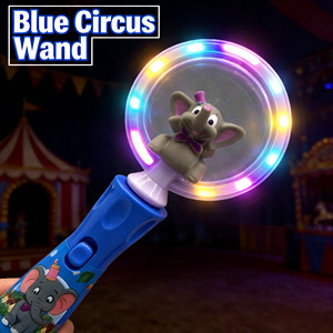 Varita Giratoria LED con Forma <span class=keywords><strong>de</strong></span> Elefante <span class=keywords><strong>de</strong></span> Circo, Varita Luminosa con Temática <span class=keywords><strong>de</strong></span> Circo para Fiestas <span class=keywords><strong>de</strong></span> Carnaval - Product Image 2