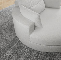 OEM ODM personnalisé en usine Canapé d'angle modulaire confortable avec compression sous vide Canapés modulaires de salon pour adulte