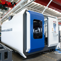 Découpeuse laser à fibre CNC haute puissance, refroidie par eau, pour tôles et plaques épaisses, avec une productivité élevée