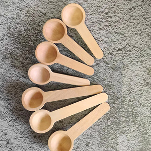 All'ingrosso Mini legno naturale minuscoli cucchiai di legno piccoli cucchiaini di legno piccoli cucchiai di legno - Product Image 2
