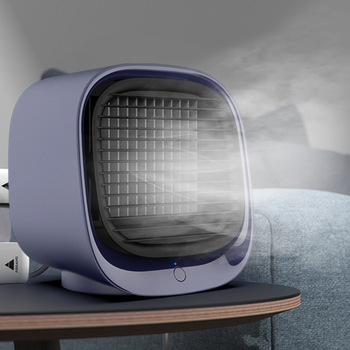 Портативный мини-кондиционер с USB, увлажнитель воздуха с 3 скоростями