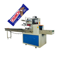 Automatique Alimentaire Cookie Chocolat Bonbons Emballage Machine Pour Sandwich Emballage Machine D'emballage