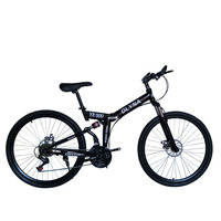 Vélo pliant en titane de 22 et 24 pouces pour hommes à bas prix avec cadre léger Vélo de montagne OEM supportant 27 vitesses disponibles