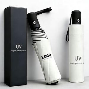 Promo Business Gift Wholesale Personalized Folding Uv <b>Umbrellas</b> for Rain Custom Outdoor 3 Foldable <b>Automatic</b> <b>Umbrella</b> with logo - Product Image 1