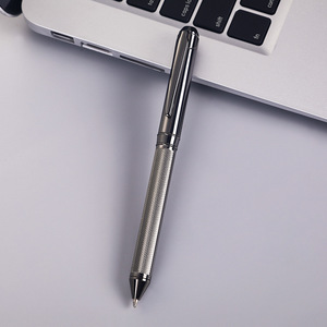 Stylo gel métallique personnalisé en gros, encre bleue dorée, largeur d'écriture de 0,7 mm, logo d'entreprise, imprimable, cadeau publicitaire, promotion - Product Image 6