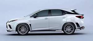 Kit de Carrocería Convertible para <span class=keywords><strong>Lexus</strong></span> RX300/<span class=keywords><strong>350</strong></span>/500 2023, Parachoques Delantero y Trasero, Alerones Laterales, Difusores de Guardabarros Delanteros/Traseros - Product Image 5