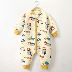 Saco de Dormir de Bambú y Algodón para Bebés Recién Nacidos, Suave y Transpirable, con Cierre de Cremallera - Product Image 3