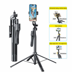 1,8 <span class=keywords><strong>M</strong></span> Vierbeiniger Mehrachsen-Stativ mit Drahtloser Steuerung und 1/4 Adapter für Kamera, Aluminium-Selfie-Stick-Stativ für Mobiltelefone - Product Image 1