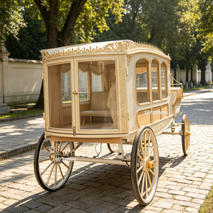 Remolque Fúnebre Resistente con Cortina Interior Personalizada para Transporte de Ataúdes, Servicios Comerciales y Conmemorativos en Cementerios - Product Image 1