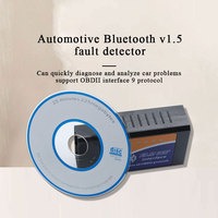 Escáner OBD2 ELM327 V1.5 BT5.1, Herramienta de Diagnóstico para Windows, Android e iOS, Compatible con 9 Protocolos OBDII