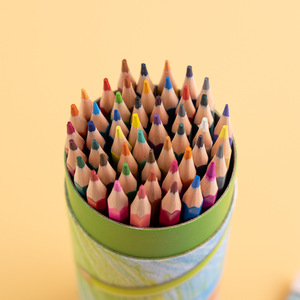 Set <span class=keywords><strong>di</strong></span> matite in legno <span class=keywords><strong>di</strong></span> colore naturale per bambini con <span class=keywords><strong>disegno</strong></span> professionale <span class=keywords><strong>arcobaleno</strong></span> pastelli con motivo esagonale in plastica - Product Image 4